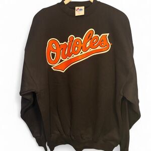Rare Cal Ripken 08 Baltimore Orioles Crewneck Vintage Majestic Black Crewneck